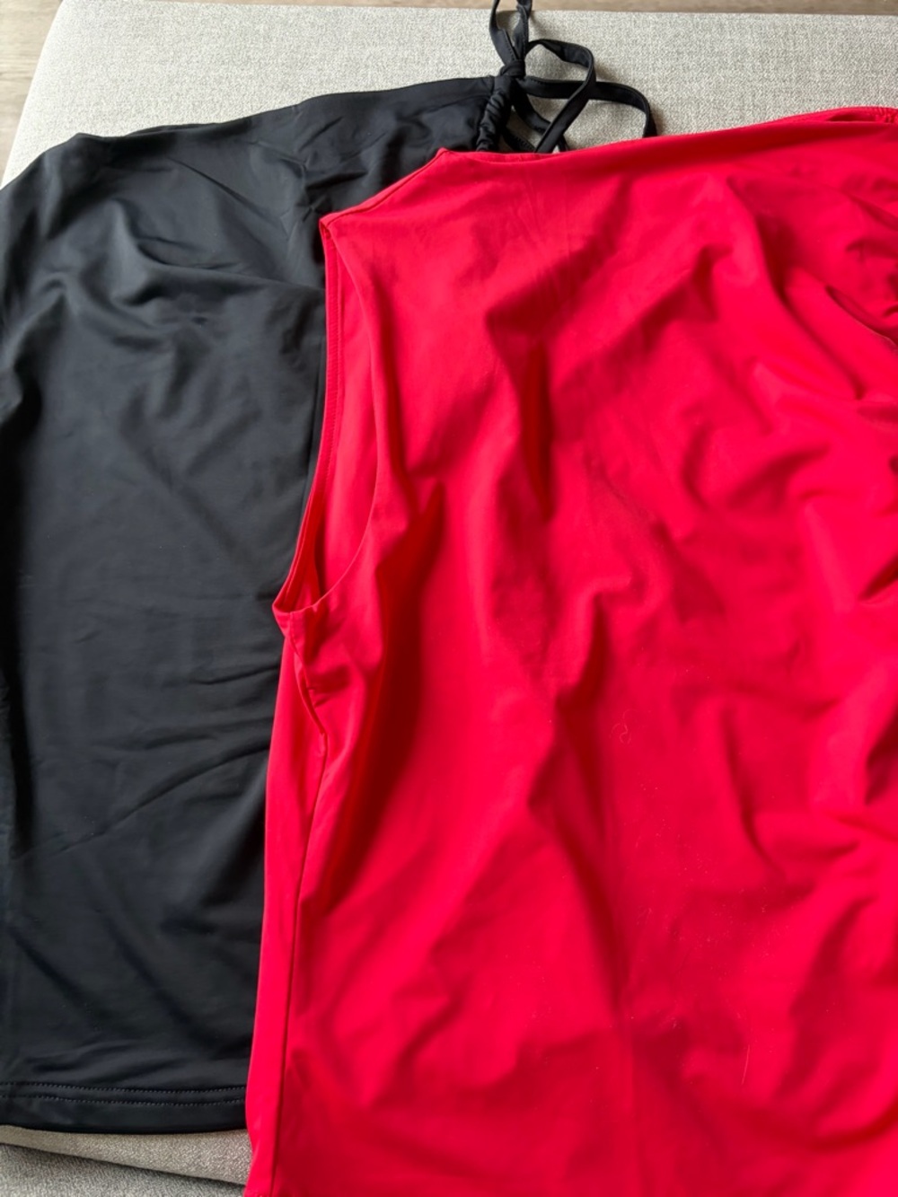 2 tank tops cool straps